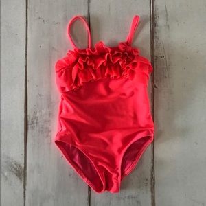 Hot pink swimsuit